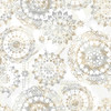 RoomMates Orange and Blue Boho Medallion Peel and Stick Wallpaper - B076CWJ928 New