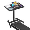 MPETAPT 28" Mobile Standing Desk, Adjustable, Lockable Wheels B0B291WT18 New
