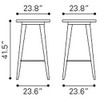 Zuo Olympia Bar Table, Gunmetal New