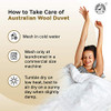 DOWN UNDER Bedding Queen Size Premium Australian Washable Sheepskin Wool Duvet New