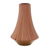 Deco 79 Decorative Vase Ribbed Centerpiece Vase, B094SWBYFP - Orange New