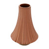 Deco 79 Decorative Vase Ribbed Centerpiece Vase, B094SWBYFP - Orange New