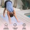 Ajna Natural Rubber Yoga Mat Decrease Impact Strain On - Blue New