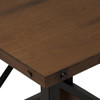 Baxton Studio Herzen 24-inch W x 24-inch D End Table - Brown and Black New
