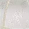 Carnation Floral Large Cream Scallop Fabric Lamp Shade 6x17x12x11 (Spider) New