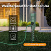 BN-LINK 25FT OUTDOOR EXTENSION CORD WATERPROOF 6 OUTLETS CP-UY17-6 - GREEN