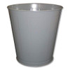 Impact 1302-3 Round Metal Wastebasket, 28 qt Capacity, 14-1/4" Height (6 pack) New