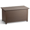 TECSPACE 55 Gallon Aluminum Deck Box IP65 Waterproof Level GBWS02A (Brown) New