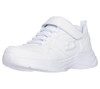 81445L SKECHERS GIRLS' GLIMMER KICKS CASUAL SHOES LITTLE KID WHITE 12.5 YOUTH New