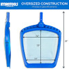 SWIMLINE 8039 PREMIUM EXTRA STRONG LEAF SKIMMER NET HEAD CLEANER - BLUE New
