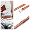 CARLO FELLINI MEN'S DRESS BELT - HAND MADE 100% COW LEATHER, SIZE: [42-46 WAIST]