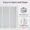 Howeall Steel Return Air Filter Grille Removable Face Door 16"W x 16"H - White New