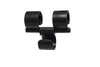 IMPROVEMENTS SMARTER HOOKS 4-PACK Strong, Durable & Lightweight Hook - Black