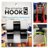 IMPROVEMENTS SMARTER HOOKS 4-PACK Strong, Durable & Lightweight Hook - Black