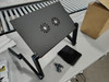 MULTIFUNCTIONAL ADJUSTABLE LAPTOP TABLE WITH USB POWERED COOLING FAN - BLACK New