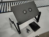 MULTIFUNCTIONAL ADJUSTABLE LAPTOP TABLE WITH USB POWERED COOLING FAN - BLACK New
