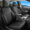 Huidasource Front Seat Covers for Malibu, Faux Leather Seat Protectords Black01 New