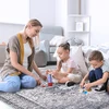 Area Rug 9x12 Living Room, Soft Large Boho Washable Rugs with Non-Slip New