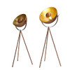 Modernluci Industrial Tripod Floor Lamp Gold Standing Lamp - B087NTPKVN - Gold New