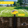 Mole Repellent Stakes, Pest Deterrent, Solar Powered, 2-Pack New