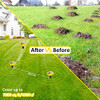Mole Repellent Stakes, Pest Deterrent, Solar Powered, 2-Pack New