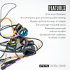 FCS All Round Lightweight Essential Surfboard Leash - 7' - Black New