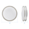 MingBright 14" LED Flush Mount Ceiling Light, Brushed Nickel - B08DDCHPHN New