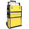 BIG RED STACKABLE PORTABLE METAL TOOL BOX ORGANIZER WITH WHEELS ATRJF-C305ABDYR