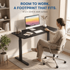 UNCAGED ERGONOMICS RISE UP ESSENTIAL 47.2 IN ELECTRIC STANDING MEMORY - BLACK