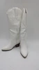 DREAM PAIRS Cowboy Boots for Women Cowgirl Knee High Boots Size: 5.5 White New