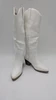 DREAM PAIRS Cowboy Boots for Women Cowgirl Knee High Boots Size: 5.5 White New