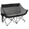 REALEAD DOUBLE CAMPING CAMPING COUCH SUPPORT 650 LBS - GREY