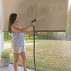 Coolaroo Outdoor Roller Shade with Wand 90% UV Filter 4ft x 6ft Southern Sunset New