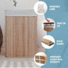 CleverMade Bamboo Laundry Hamper With Lid, 72L Single, LUXE Natural