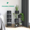 AISUNDY Metal Plant Stand 6 Tier 6 Potted Flower Pot Holder B08C2PFPVL - Black New