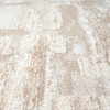 Abani Cream Area Rug, Block Pattern, 5' x 8',B0CS17TSW7 - NEW New