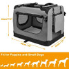 PISPETS Collapsible Soft Pet Carrier 24"x17"x17" B0C43BBBKC - Lightgrey New