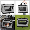 PISPETS Collapsible Soft Pet Carrier 24"x17"x17" B0C43BBBKC - Lightgrey New