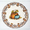 Hester & Cook Paper Placemat, Pad of 12 Die-Cut Thanksgiving China New