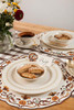 Hester & Cook Paper Placemat, Pad of 12 Die-Cut Thanksgiving China New