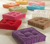 ChezMax Floor Pillow & Cushion Velvet Pouf Meditation Chair Thick Pad Purple 20" New