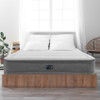Intex 18" Inflatable Elevated Comfort Airbed Built-In Pump King Open Box