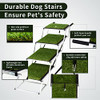 B0BC8RPFRS Extra Wide Dog Car Stairs For Large Dogs Lightweight Foldable New