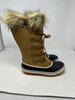 GAWBAW WINTER WOMEN WATERPROOF DUCK BOOTS FUR LINED SNOW BOOTIES - 9 - BROWN