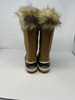 GAWBAW WINTER WOMEN WATERPROOF DUCK BOOTS FUR LINED SNOW BOOTIES - 9 - BROWN
