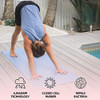 Ajna Natural Rubber Yoga Mat B09649G4DS - Blue