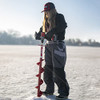 Eskimo 35400 Pistol Bit 6" Drill Adaptive Ice Auger Weighs 3.2 Pounds - Red New