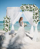 IPOPU Wedding Arch Flowers 3.28ft Artificial Flowers Arrangement Swag - White New