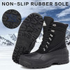 Mishansha Snow Boots Man Winter Warm Fur Lined Black Size 11