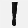 Juliet Holy Women’s Wide Calf Stacked Heel Knee High Boots, Size: 8.5, Black